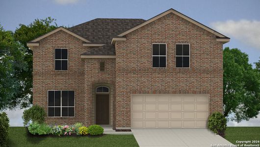 New construction Single-Family house 14042 Nolan Falls Road, San Antonio, TX 78253 The Stonewall- photo 0