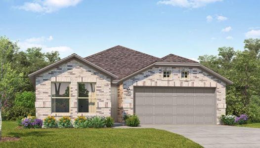 New construction Single-Family house 19906 Palermo Shores Drive, Hockley, TX 77447 Rowan TX- photo 0