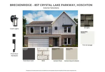 New construction Single-Family house 857 Crystal Lake Pkwy, Hoschton, GA 30548 - image