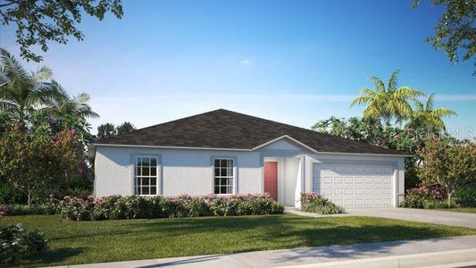 New construction Single-Family house Tbd Campbell St, North Port, FL 34288 plan Orchid - image
