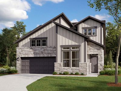 New construction Single-Family house 13213 Keefer Dr, Manchaca, TX 78652 plan Estonian - Capital Series - image