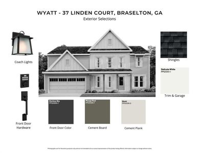 New construction Single-Family house 37 Linden Ct, Braselton, GA 30517 plan Wyatt - image