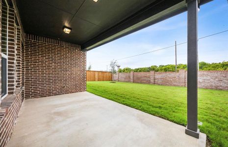 Oversized covered patio