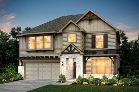 New construction Single-Family house 209 Bristlecone Bnd, Liberty Hill, TX 78642 plan Caldwell - image