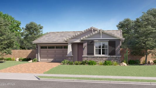 New construction Single-Family house 15818 W Kendall St, Goodyear, AZ 85338 Sage Plan 4022- photo 0 0