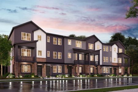 New construction Townhouse house 520 Luton Dr, Castle Pines, CO 80108 - image
