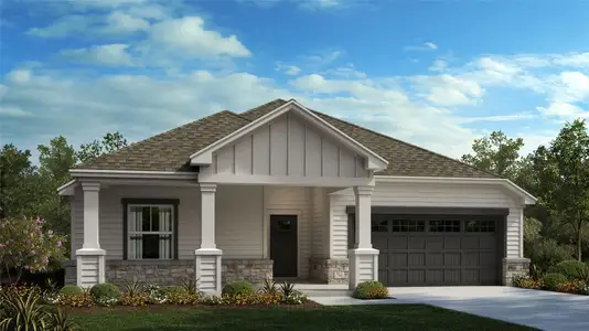 New construction Single-Family house 129 Big Pine Creek Ln, Bastrop, TX 78602 plan Cameron - image