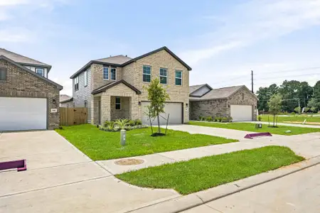 New construction Single-Family house 128 Rising Cedar Ln, Hockley, TX 77447 plan Bristol - image