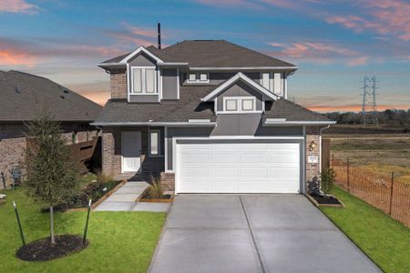 New construction Single-Family house 2910 Wind Cave Ln, Rosharon, TX 77583 plan Kerr - image