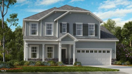 New construction Single-Family house 724 Heathered Farm Way, Apex, NC 27523 Wayland- photo 0