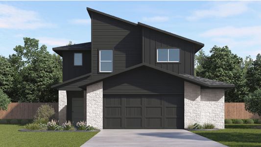 New construction Single-Family house 8519 Honest Cattleman Rd, Mustang Ridge, TX 78610 plan The Rushmore - image