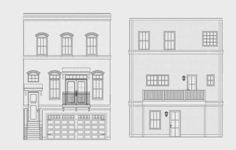 New construction Townhouse house 1184 Hillcrest Dr, Sugar Hill, GA 30518 plan Homestead - image