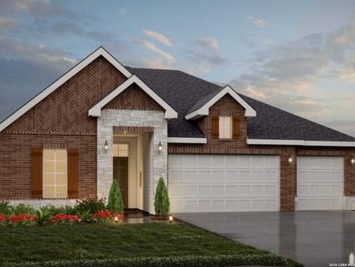 New construction Single-Family house 1630 Saddleback Run, New Braunfels, TX 78130 - image