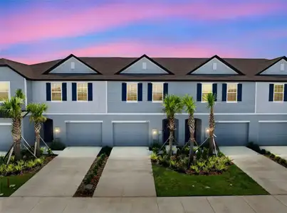 New construction Townhouse house 32130 Eastern Redbud Br, San Antonio, FL 33576 plan The St Sebastian - image