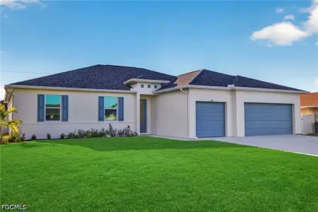 New construction Single-Family house 622 Nw 16Th Pl, Cape Coral, FL 33993 plan The Bluewater Cove - image
