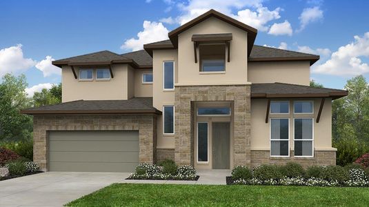 New construction Single-Family house 1328 Novara Trl, Leander, TX 78641 plan Mesa - image