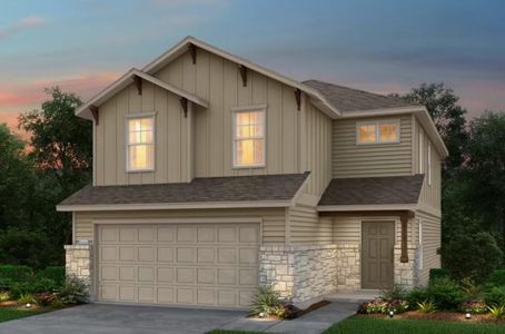 New construction Single-Family house 155 Bromeliad Dr, Buda, TX 78610 Springfield- photo 0