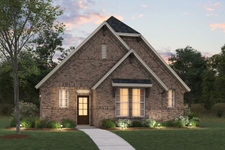New construction Single-Family house 9301 Rolling Meadow Wy, Denton, TX 76207 plan Marigold - image