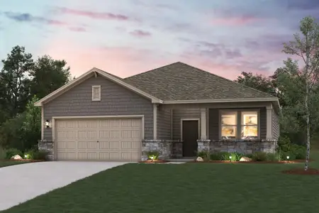 New construction Single-Family house 2529 Heritance Pass, Seguin, TX 78155 plan Bowie - 1786 - image