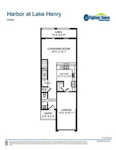 New construction Townhouse house 133 Nemo Ln, Winter Haven, FL 33881 plan Aruba - image