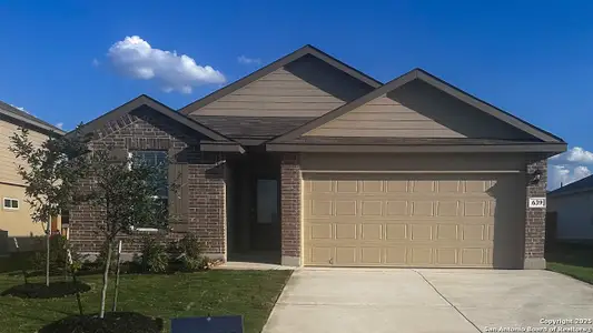 New construction Single-Family house 639 Fluted Shls, Cibolo, TX 78108 plan The Brown - image