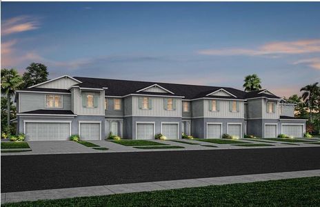 New construction Townhouse house 5106 Inspire Ln, West Melbourne, FL 32904 plan Springdale - image
