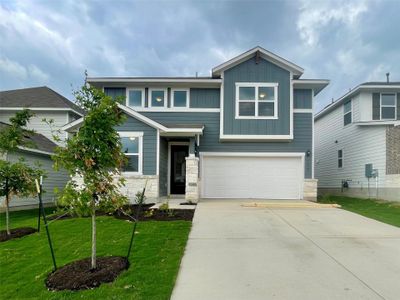 New construction Single-Family house 128 Brislecone Pass, Hutto, TX 78634 Colton- photo 0