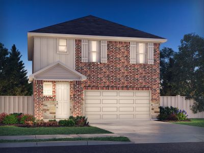 New construction Single-Family house 221 Outlaw Dr, Liberty Hill, TX 78642 plan The Bryce (375) - image