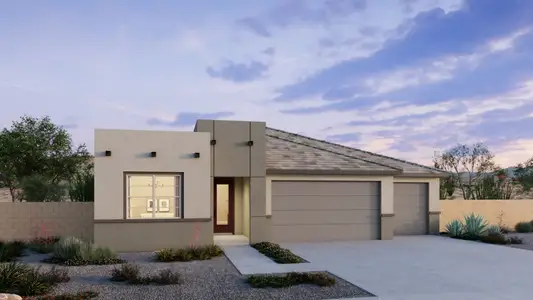 New construction Single-Family house 12225 N Sierra Verde Pl, Marana, AZ 85658 plan Blush - image
