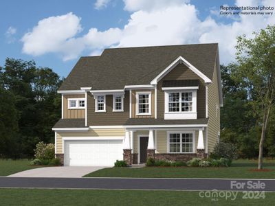 New construction Single-Family house 160 Dogwood Grove Place, Troutman, NC 28166 Hunter- photo 0