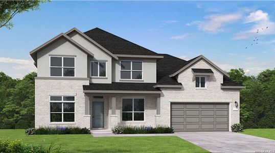New construction Single-Family house 5722 Satchel Trl, New Braunfels, TX 78130 plan Wichita - image