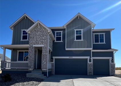 New construction Single-Family house 42955 Colonial Trl, Elizabeth, CO 80107 Yukon- photo 0
