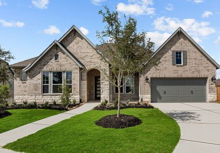 New construction Single-Family house 30315 Sweet Fennel Court, Fulshear, TX 77423 The Augustine- photo 0