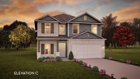 New construction Single-Family house 24604 Myrtle Wy, Montgomery, TX 77316 plan Trinity - image