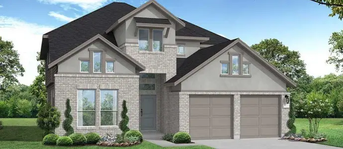 New construction Single-Family house 26151 Treetop Terrace Ln, Magnolia, TX 77316 plan Justin - image