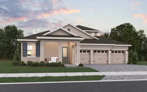 New construction Single-Family house St. Cloud, FL 34772 plan Anna Maria with Bonus 3 Car Garage - 19799 - image