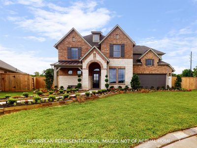 New construction Single-Family house 2011 Wheat Pasture Wy, Rosenberg, TX 77471 Zacate - 50' Premier Smart Series- photo 0