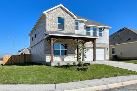 New construction Single-Family house 11003 Bop Ln, Adkins, TX 78101 plan Alexis - image