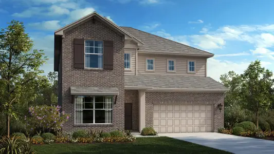 New construction Single-Family house 4740 Pleasant Pl, Round Rock, TX 78665 plan Parmer - image