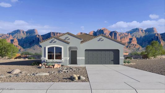 New construction Single-Family house 18411 W Desert Hollow Drive, Surprise, AZ 85387 - photo 0