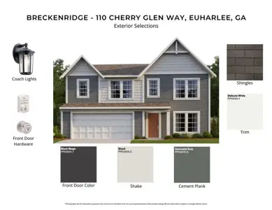 New construction Single-Family house 110 Cherry Glen Wy, Euharlee, GA 30120 - image