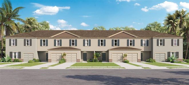 New construction Townhouse house 3446 Major Oak Boulevard, Apopka, FL 32703 Kelsey - photo 0