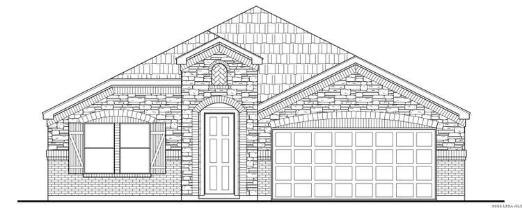 New construction Single-Family house 126 Ilana, Mico, TX 78056 plan 2001 - image