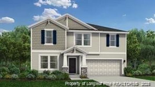 New construction Single-Family house 335 Greenbay St, Lillington, NC 27546 Prelude- photo 0