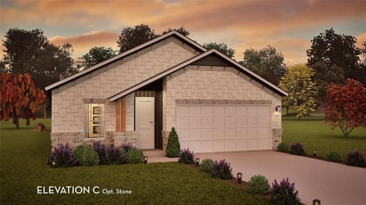 New construction Single-Family house 818 Alaska Cedar, Crosby, TX 77532 plan Pedernales - image