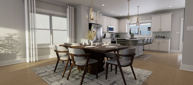 New construction Townhouse house 2420 Adrift Rd, Fuquay Varina, NC 27526 plan Atlas End Unit - image 8