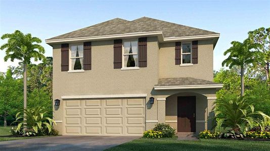 New construction Single-Family house 10742 Hidden Banks Glen, Parrish, FL 34219 Robie- photo 0