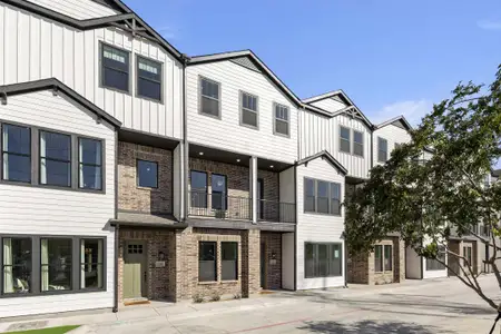 New construction Townhouse house 1156 Stallion Dr, Plano, TX 75075 Davis B Homeplan- photo 1 1