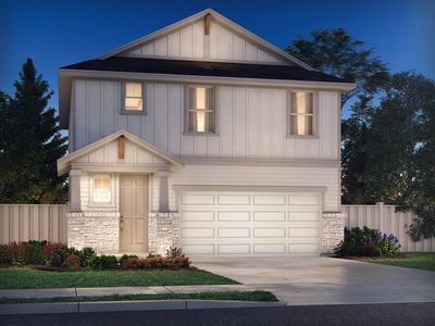 New construction Single-Family house 13011 Cerulean Spring Dr, Buda, TX 78610 plan The Bryce (375) - image