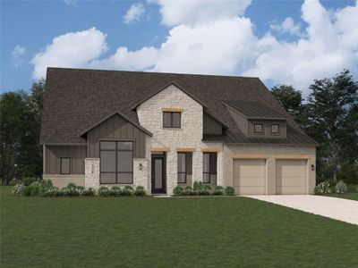 New construction Single-Family house 1304 Jolie Rose Bnd, Leander, TX 78641 Verona Plan- photo 0